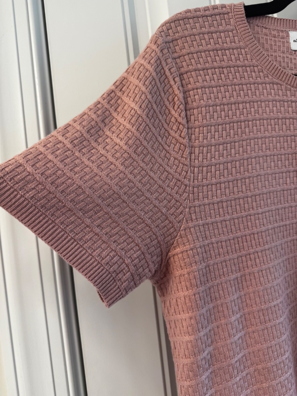 Alfred Dunner Textured Knit Sweater Top Pink Size Large - Picture 4 of 7